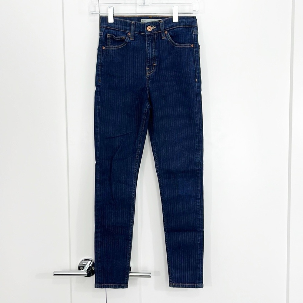 Topshop Size 28 Blue Moto Jamie Skinny Jeans